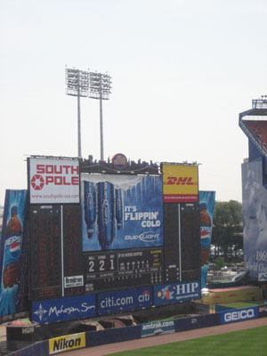 The Scoreboard at Shea Stadium