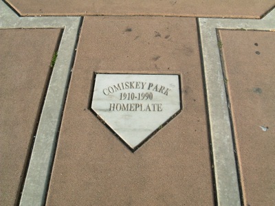 The Original Home Plate of Comiskey Park