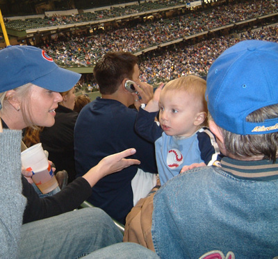 A Young Fan at Miller Park